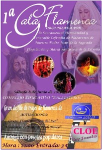 cartel flamenco (Mediana) Cartel anunciador del evento.