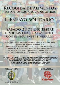 Cartel II ENSAYO SOLIDARIO