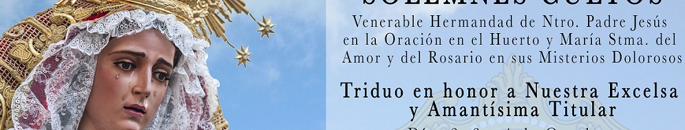 Cartel Triduo