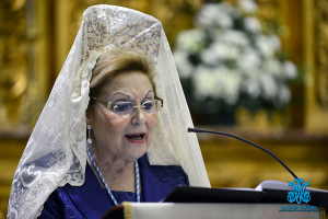 Dolores García durante su Pregón