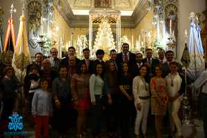 Foto del Coro en Almonte, de La Línea Cofrade