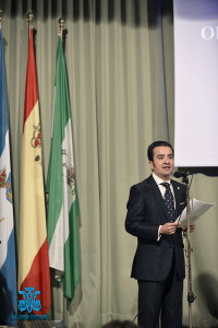 Juan Carlos Gordillo, presentador acto,