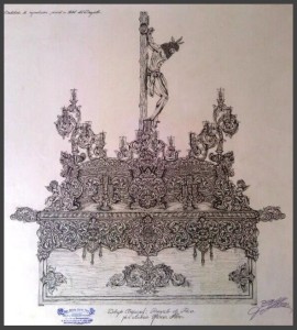Boceto nuevo Paso Cristo de la Misericordia.