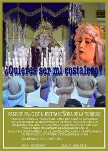 Igualá cuadrilla costaleros palio de Trinidad