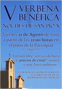 Cartel Verbena Benéfica