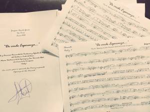 Partitura nueva marcha