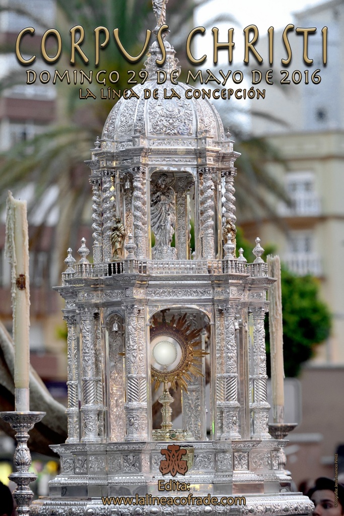 Cartel Corpus Christi 2016. La Línea Cofrade.com