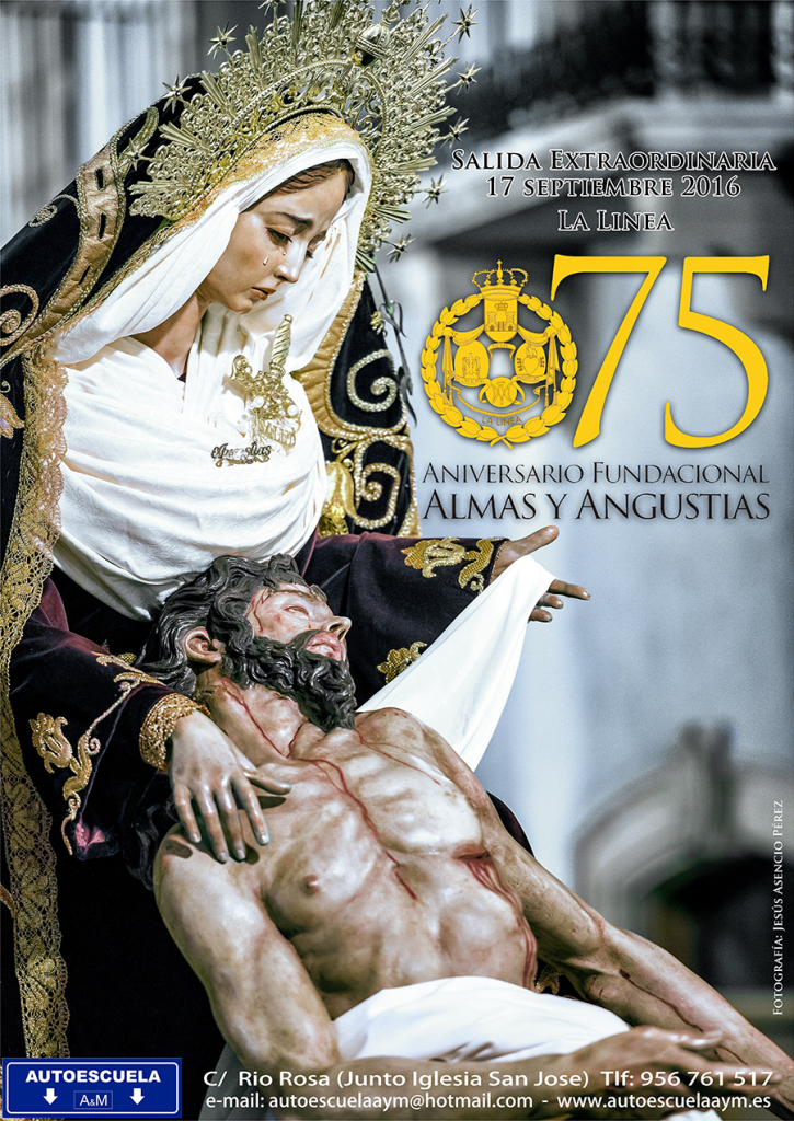 Cartel 75 aniversario, foto: Jesús Asencio