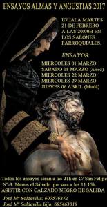 Calendario Ensayos