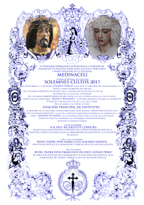 Cartel Cultos 2017