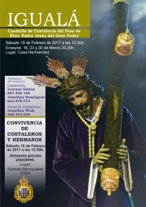 Cartel Igualá y calendario ensayos
