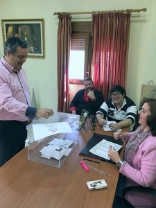 Momento de la votación