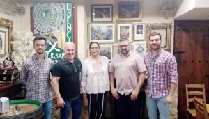 Junta Gobierno y representantes Banda Esencia