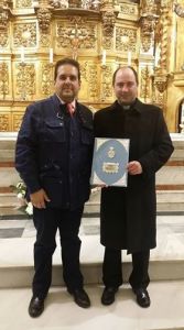 Juan J. Correa y el Pregonero de la Semana Santa 2018