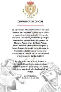 Comunicado de la A.M. Rosario
